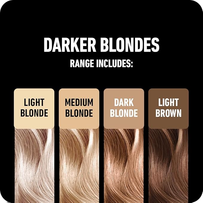 BOLDIFY Hairline Powder Color Sample Kit - Root Touch Up Hair Color for Gray Coverage - Bald Spot Concealing Hair Powder for Women & Men - 24-Hour Stain-Proof - Darker Blondes