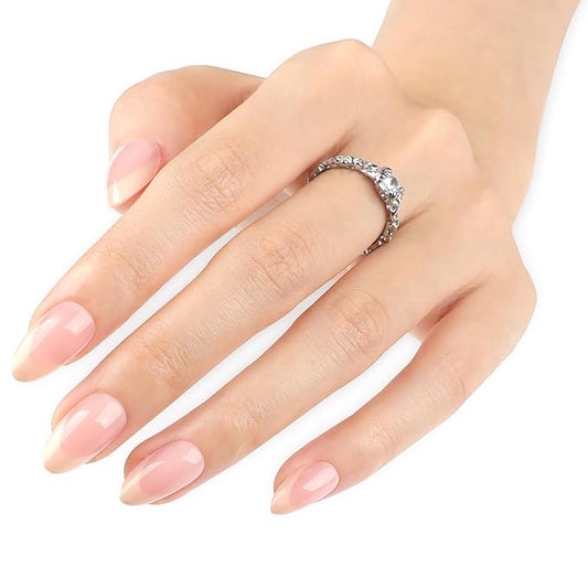 White French Tips Press On Nails Short Almond, White French Soft Gel Stick On Nails, Designer Reusable Acrylic Nail Press Ons, Fake Nails With Glue On Nail, Wedding False Nail For Women