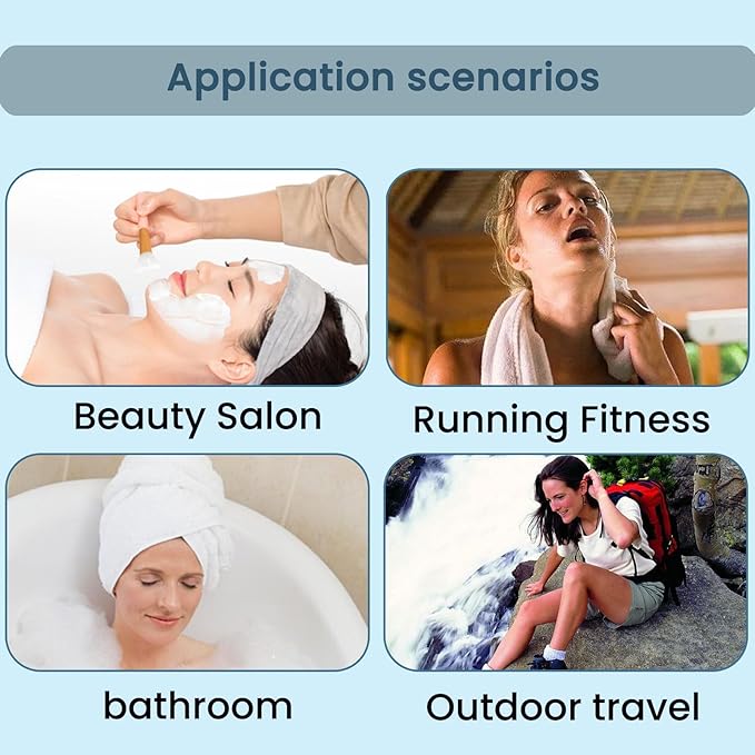 14 Sets Premium Disposable Bath Towel Set with 4 Bath Towels, 10 Towels, Thickened Portable Travel Set, 27*55 inches, Absorbent Soft Towels, Suitable for Camping, Beach Swimming, Traveling