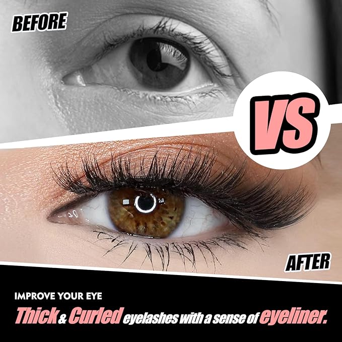 DIY Eyelash Extension Lash Clusters 120 Clusters False Eyelash 3D Effect Individual Natural Lashes Set at Home Eyelash Extension Kit Lashes Pack Natural Mixed