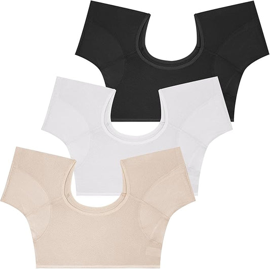 satithry 3PCS wrap style lady's underarim absorbent vest underarm sweatproofpads