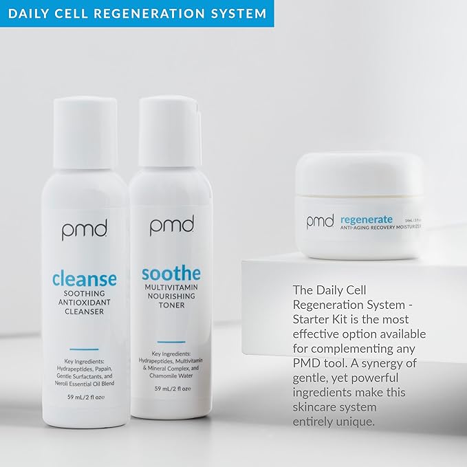 PMD Beauty Gua Sha Facial Tools - Massaging, Sculpting and Depuffing Guasha Tool for Face with Rose Quartz and Silicone Grip - Reduce Tension & Inflammation, with Starter Kit