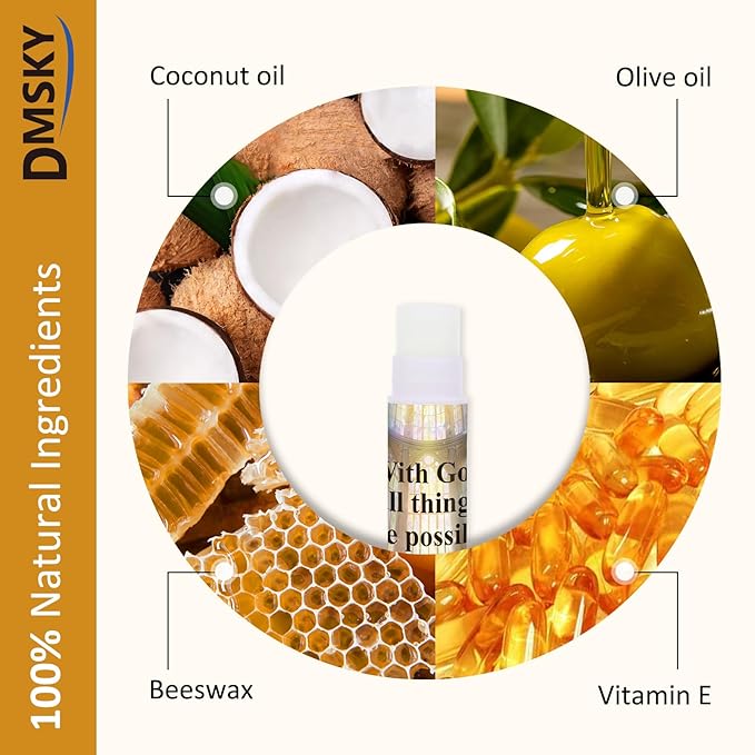 DMSKY 60 Lip Balm Bulk, Christian God
