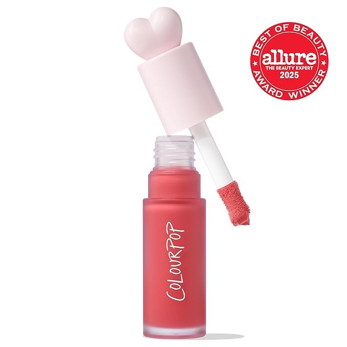 ColourPop Weightless Liquid Blush - Hydrating, Liquid Blush for Cheeks - Glowy Summer Makeup with Hyaluronic Acid for a Healthy Glow - Designed with a Doe Foot Applicator - She's Cute (0.30 oz)