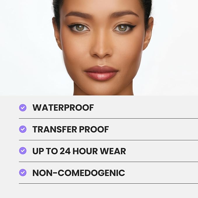 Wonderskin Hyper-Bond Serum Foundation – Waterproof, Transfer-Proof, 24HR Longwear Face Makeup with Niacinamide & Hyaluronic Acid – Lightweight, Natural Finish, Vegan & Cruelty-Free (Spark)