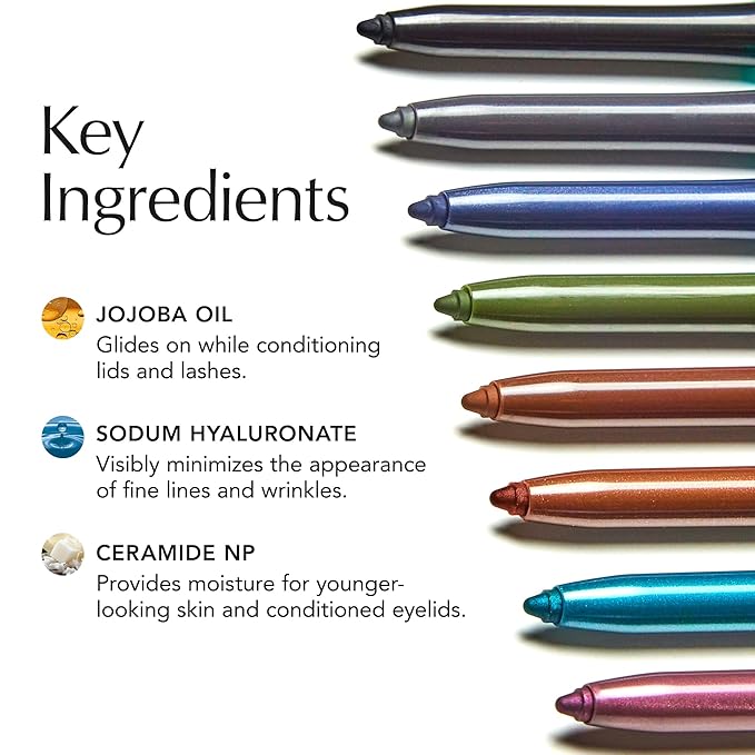 Thrive Causemetics Infinity Waterproof Eyeliner Pencil, Built In Sharpener & Smudge Tip, Long Lasting, Smudge Proof, Hyaluronic Acid & Shea Butter, Vegan & Cruelty Free, Alondra (Aubergine Shimmer)