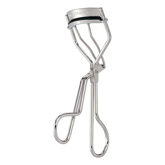 Tweezerman Classic Eyelash Curler with Refill Pads - Makeup Eyelash Tool for all Eye Shapes