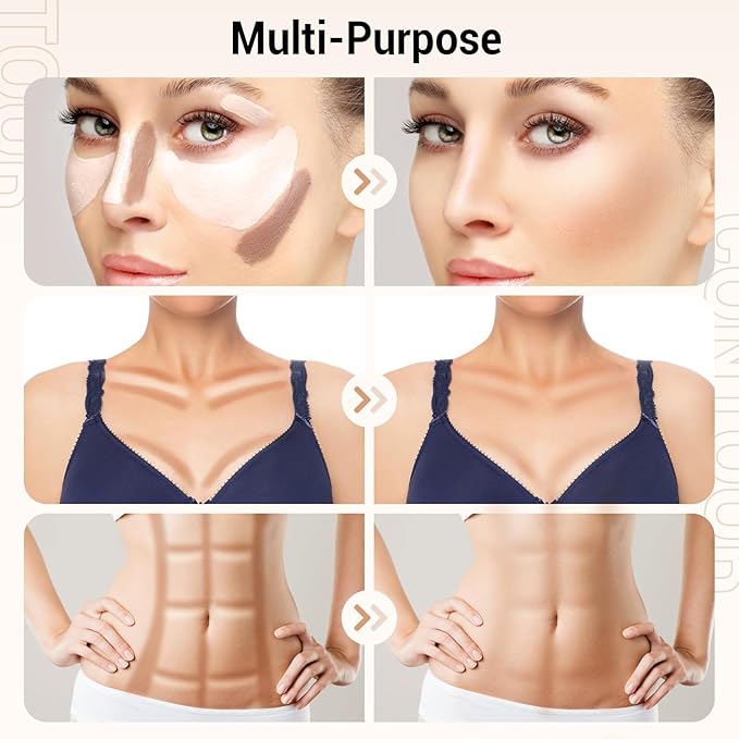 Cream Contour Stick Bronzer Highlighter Face Shaping & Lasting Waterproof