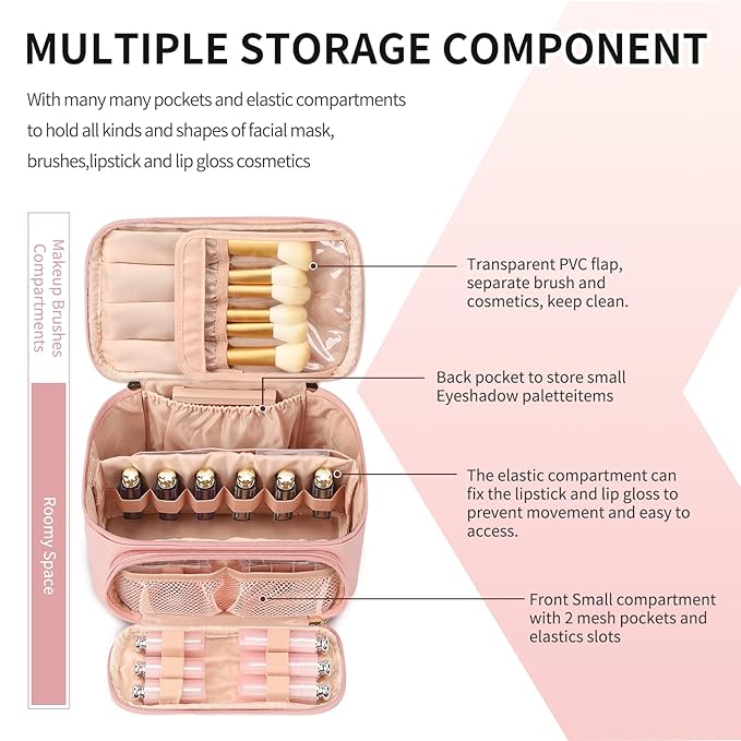 Ocheal makeup bag, multifunctional make