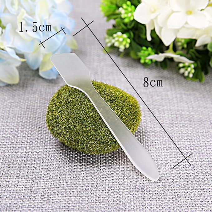 Healifty 50pcs Makeup Spatula Tool Scoop Beauty Tools