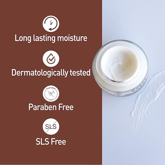 Moraz Herbal Eye and Neck Cream - Pomegranate Moisturizer - Neck and Under Eye Cream - Shea Butter Infused Skin Care - Anti Aging Eye Cream - 1.7 oz