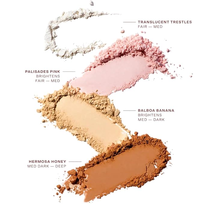 Tower 28 GetSet™ Talc-Free Setting + Brightening Yellow Powder – Blurring, Soft Matte, Sweat-Proof & Transfer-Proof – Hydrating, Sensitive Skin Safe, Vegan & Cruelty-Free – Balboa Banana