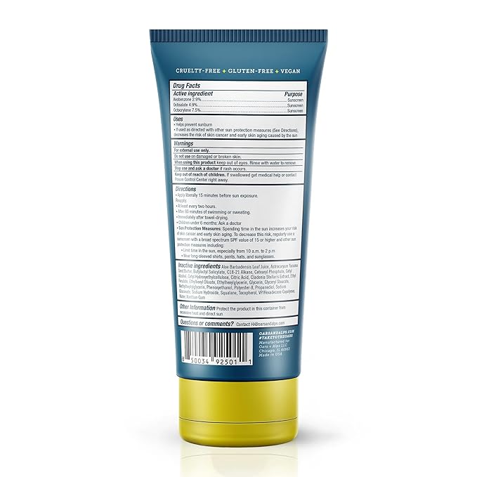 Oars + Alps Sunscreen Body Lotion for Everday Use, SPF 35 Body & Face Sunscreen Lotion, Infused with Aloe Leaf & Vitamin E, No White Residue, Water & Sweat Resistant, All Skin Types, Lightweight, 6oz