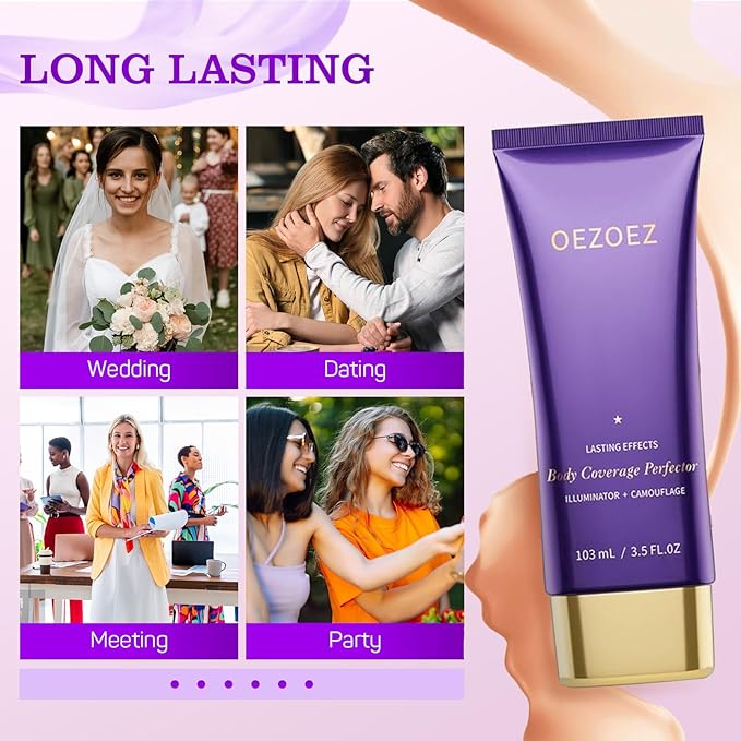 6 Colors Tattoo Cover Up Makeup with Brush – Waterproof Body and Leg Sleeve Foundation, Full Skin Coverage Bronzer & Scar Concealer Cosmetics (deep)