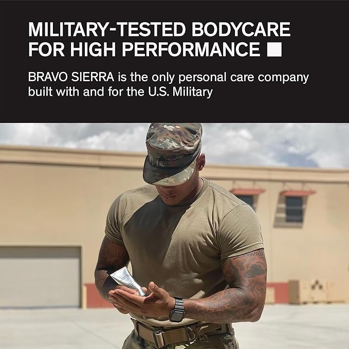 Aluminum-Free Deodorant for Men by Bravo Sierra, 1-Pack -Contains Natural Ingredients –Long Lasting All-Day Odor and Sweat Protection - Citrus and Cedarwood, 3.2 oz -Paraben-Free, Vegan & Cruelty-Free