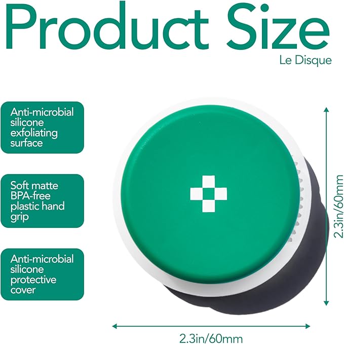 Dore Le Disque Silicone Facial Cleansing Tool – Gentle Exfoliating & Massaging Skincare Accessory – Soft Design for Daily Face Care & Product Absorption