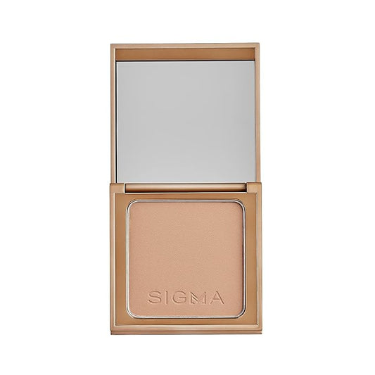 Sigma Beauty Matte Bronzer Powder - Longwear Light Bronzer with Matte Finish for Face - Achieve Natural, Sun Kissed Glow (Medium)