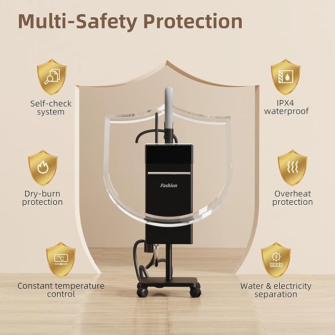 Baasha New Upgraded Head Spa Equipment with Automatic Water Circulation & Nano Mist | Japanese Head Spa Steamer Machine for Scalp Care, Constant Temperature, IPX4 Waterproof, Portable Salon Spa System