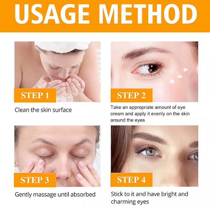 Eye Cream, Papafeel 5D Peptide Eye Cream for Dark Circles, Daily Wrinkle Anti-Aging Cream, Lightweight Eyes Moisturizer for Delicate Skin Under Eyes Hydration, Hydrate Moisturize