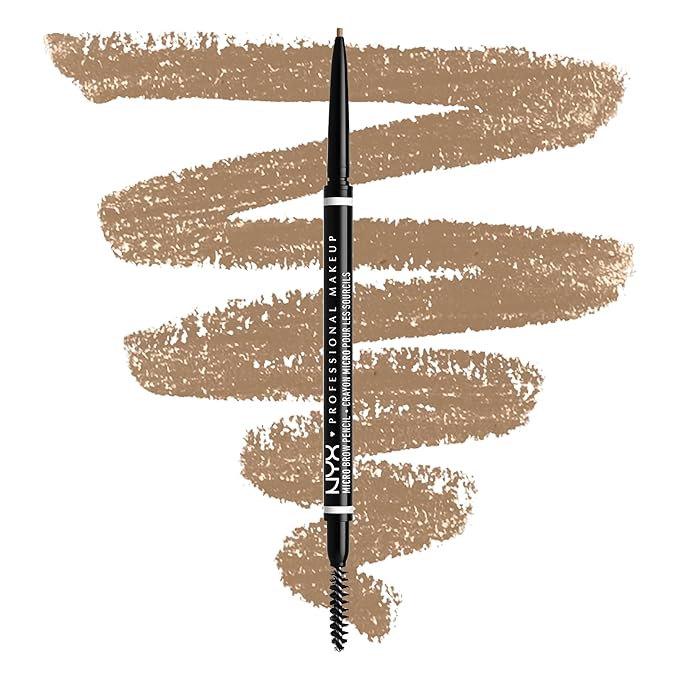 NYX PROFESSIONAL MAKEUP Micro Brow Pencil, Precise Tip, Waterproof, Vegan Eyebrow Pencil - Rich Auburn