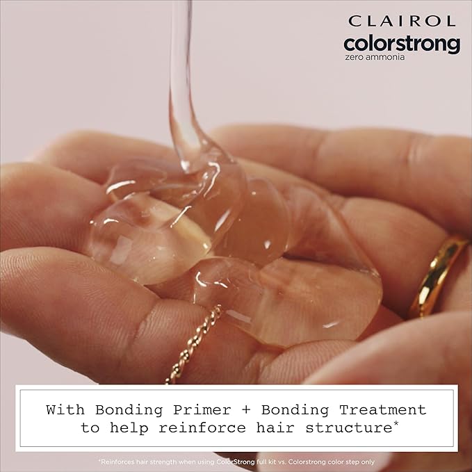 Clairol ColorStrong Permanent Zero Ammonia Hair Dye, 8.1 Medium Ash Blonde - Key West Hair Color, Pack of 1