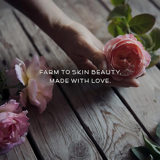 Farmstead Apothecary 100% Natural Anti-Aging Face Cream with Jojoba Oil, 4 oz (Citrus Rose)