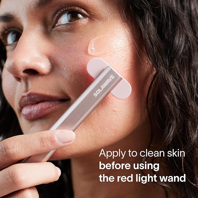 Solawave LightBoost Red Light Therapy Wand Activating Serum | Works with Microcurrent Face Wand and Galvanic Current Devices | Boosts Hydration, Radiance & Diminishes Fine Lines & Wrinkles (1.7 oz)