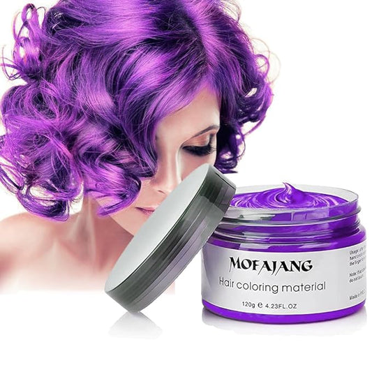 Purple Temporary Hair Color,Natural Hair