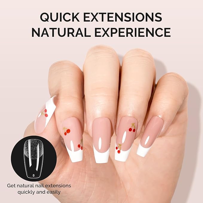 MelodySusie Medium Coffin X Nail Tips - 300Pcs Clear Acrylic, Half Matte Full Cover Press on Nails for DIY Extension & Salon Use,15 Sizes Pre-Shaped for Long-Lasting Manicure