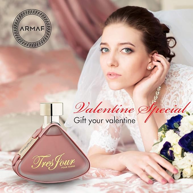 Armaf Tres Jour for Women Eau de Parfum Spray, 3.4 Ounce
