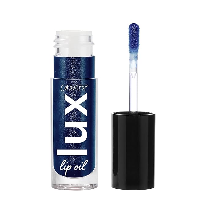 ColourPop x Twilight Lux Lip Oil - Hydrating, Sheer Tinted Lip Oil Formulated with Antioxidant-Rich Chamomile Extract & Calendula Oil - Non-Greasy, Nourishing Blue Lip Oil - Team Edward (0.16 oz)