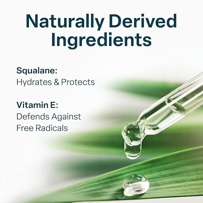 QRxLabs Pure Plant-Based Squalane Duo: Oil & Cream. Certified Organic ECOCERT/USDA, Sugarcane-derived. Nourishes Face, Body, Skin, & Hair - 2 fl oz / 60 ml eac