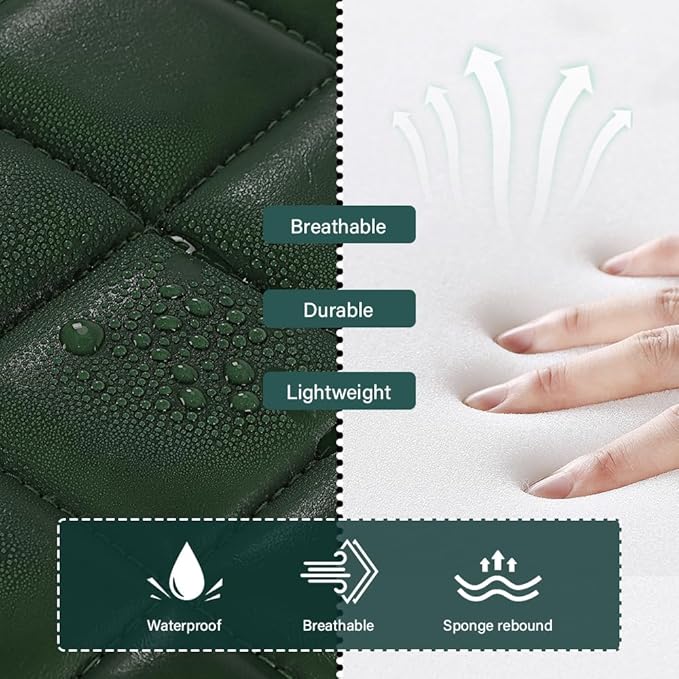 Classic Swivel Stool with Wheel for Salon Work Home SPA Shop Height-Adjustable and Cost-Effective Rolling Stool Chair Small (Green)