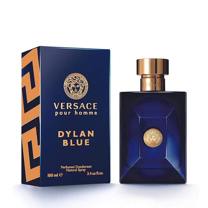 Versace Pour Homme Dylan Blue for Men 3.4 oz Perfumed Deodorant Spray