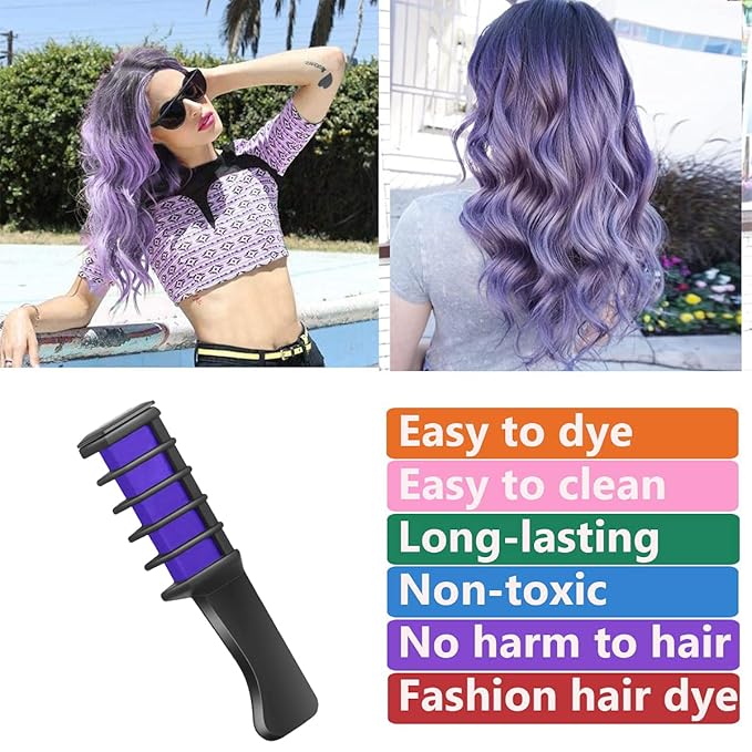 New Hair Chalk Comb Temporary