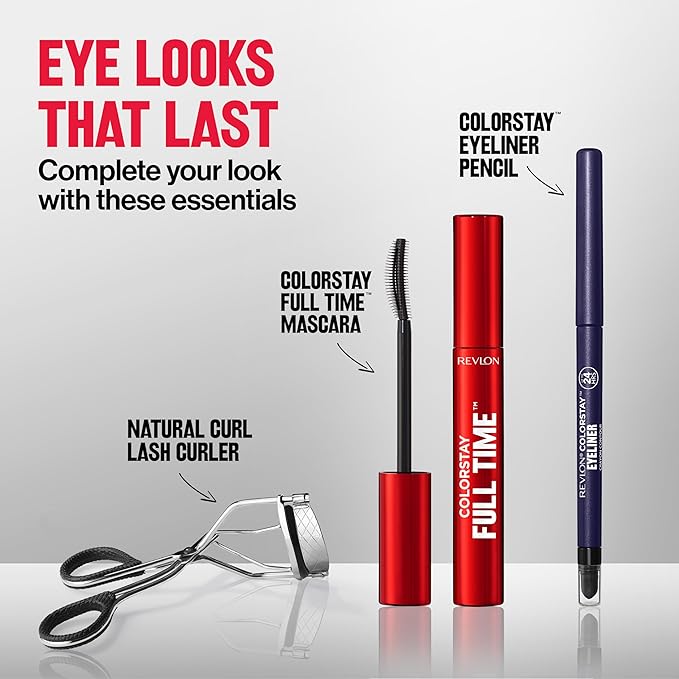 REVLON ColorStay Pencil Waterproof Eyeliner, Smudge-Proof, Eye Makeup with Built-In Sharpener, Stocking Stuffer for Women, 213 Navy, 0.01 oz