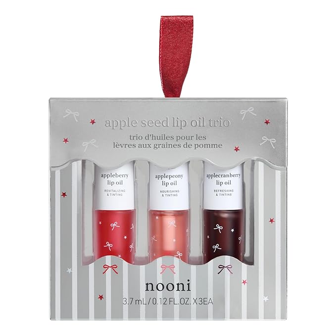 NOONI Korean Lip Oil Gift Set + Appleplum + Appleberry Lip Oil