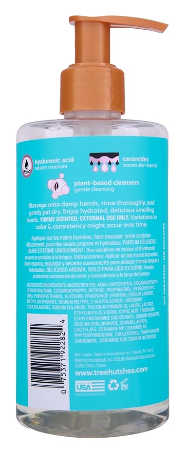 Tree Hut Lotus Water Serum Infused Hand Wash, Nourish & Hydrate Hands with Strengthening Skin Care, Long Lasting Scent, Cleanse & Lock in Moisture, 11 fl oz.