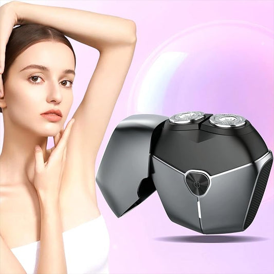 Electric Shavers for Women, Womens Electric Leg Shaver Cordless Painless Facial Hair Removal for Arms and Underarms Bikini Trimmer Electronic Razors for Shaving Portable and Safe Wet and Dry Use