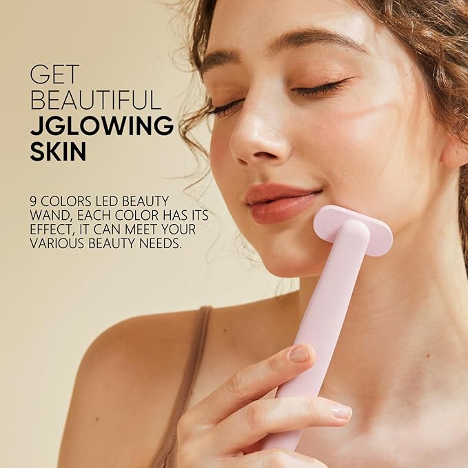 SMOOTHGLOW 2.0 PRO Awakening-4D 9-in-1 Red Light Therapy for Face, Home Radiant Renewal Facial Wand, LED Light Therapy Wand for Face Lift, Firm, Anti-Aging Wrinkle, Rejuvenation, Gift Set for Women