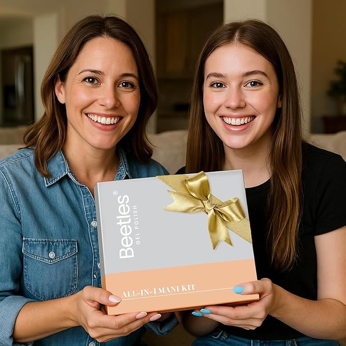 Beetles Gel Nail Polish Kit with U V Light - 68 Pcs Gel Nail Kit 35 Colors Emotional Spectrum Set with Base Matte&Glossy Top Coat Soak Off DIY Manicure Tools Set Christmas Gifts for Women Teens Girls