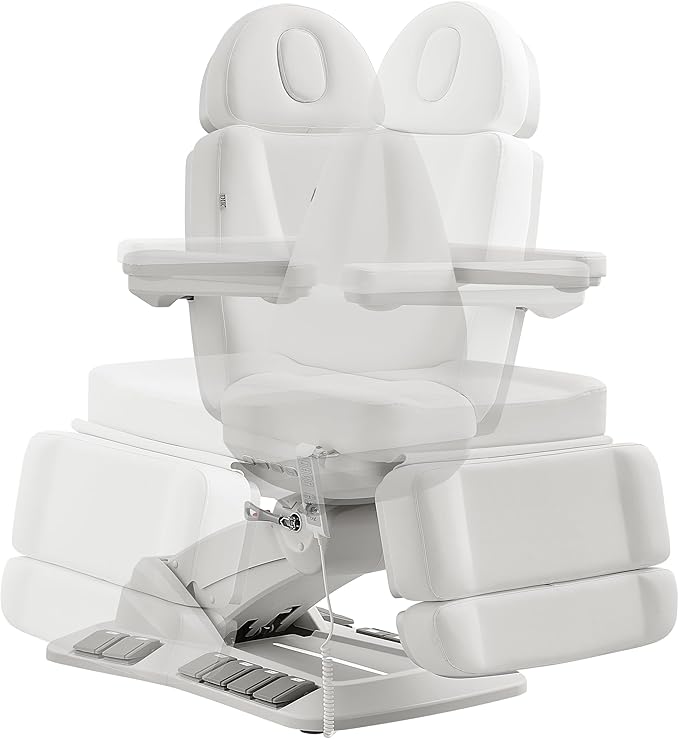 Dir Beauty Spa Medical Treatment Chair 4 Motor Electrical Facial Medical Spa Tables with Rotating Seat Aurora