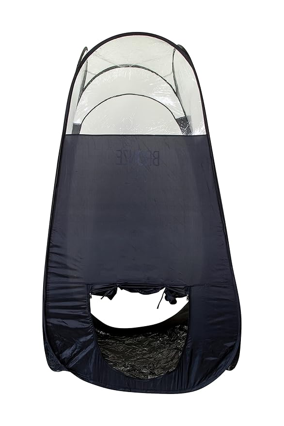 Bronze Tan Spray Tan Tent Pop Up for Spray Tan Professional - Waterproof Spray Tan Booth with FREE Portable Spray Tent Carrying Case - Self Tanning Booth - Black