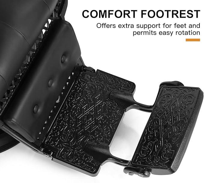 Artist hand Barber Chair All Purpose Hydraulic Recline Salon Chair Beauty Spa Vintage Barber Chair Heavy Duty Chair(Black)