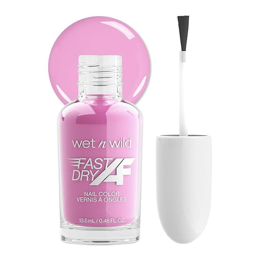 wet n wild Fast Dry AF Nail Polish, Quick 40 Second Dry Time, Long Lasting High-Shine - Heels On The Beach