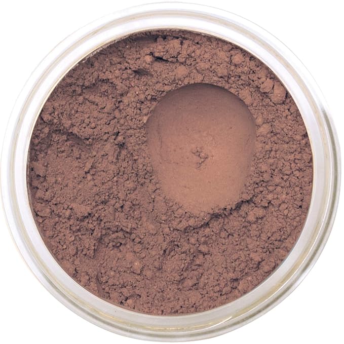 BellaTerra Cosmetics Mineral Powder Foundation – Brown Sugar | Warm Medium-Deep Shade | Buildable Matte Finish for Smooth Complexion and Natural Radiance 9g