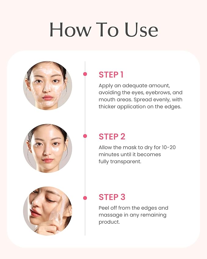 Derma Pore 4D Collagen Wrapping Peel Off Mask Pack Minimizing & Tightening Pores 4D Collagen Korean Collagen Mask 3.38 fl.oz Poreless Face Mask For Glowing Skin Korean Glass Skin