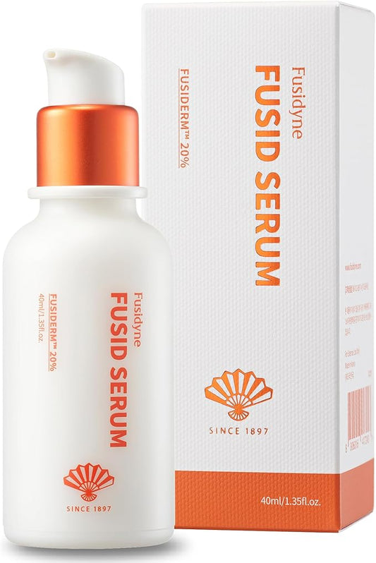 Fusid Serum (1.4fl oz) Serum for Face for Radiance. Dry & Sensitive Skin. Korean Skin Care with Fusiderm, Peptides, Vitamin C.