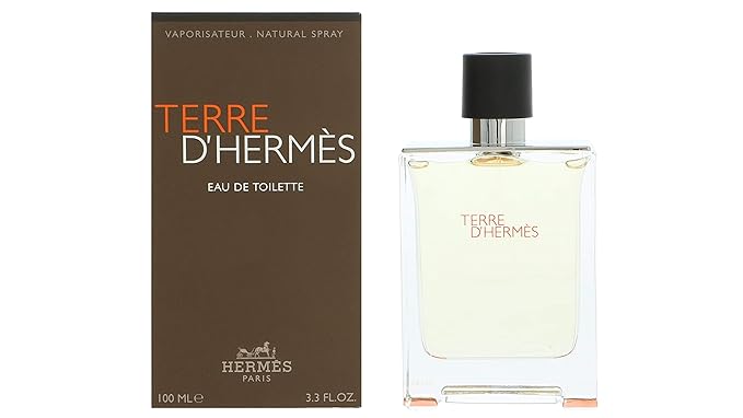 HERMÉS Terre D'Hermes Eau de Toilette spray for Men, 3.3 Ounce