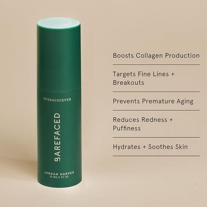 Barefaced Core Four (Retinoid Alternative) - Toning Pads II, Liquid Gold, Overachiever, Sheer SPF